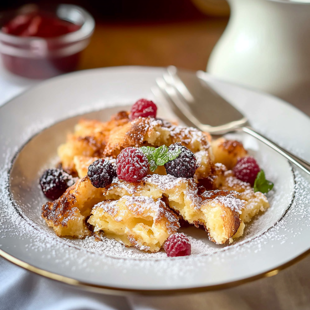 Kaiserschmarrn Recipe (Austrian Shredded Pancake)