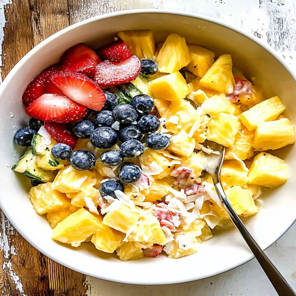 Pineapple Coconut Salad