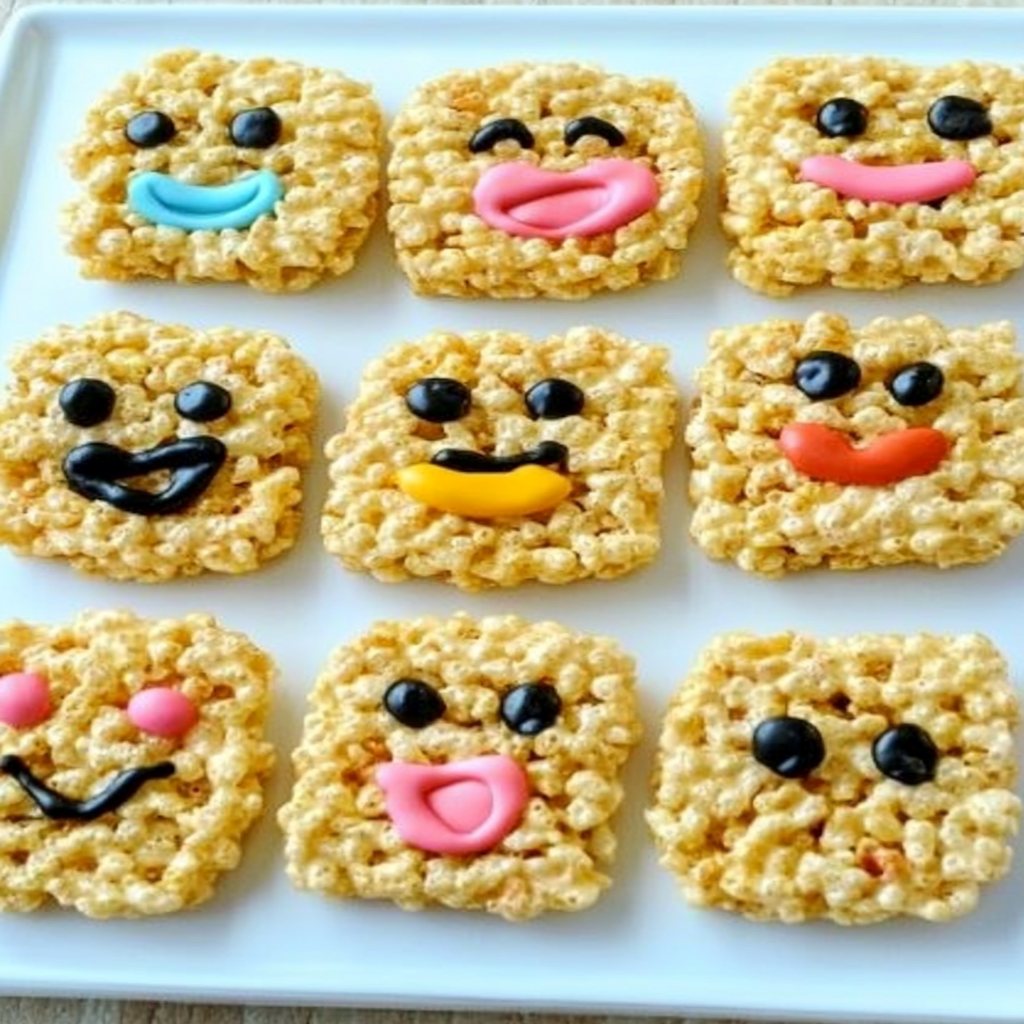 Emoji Rice Krispies Treats