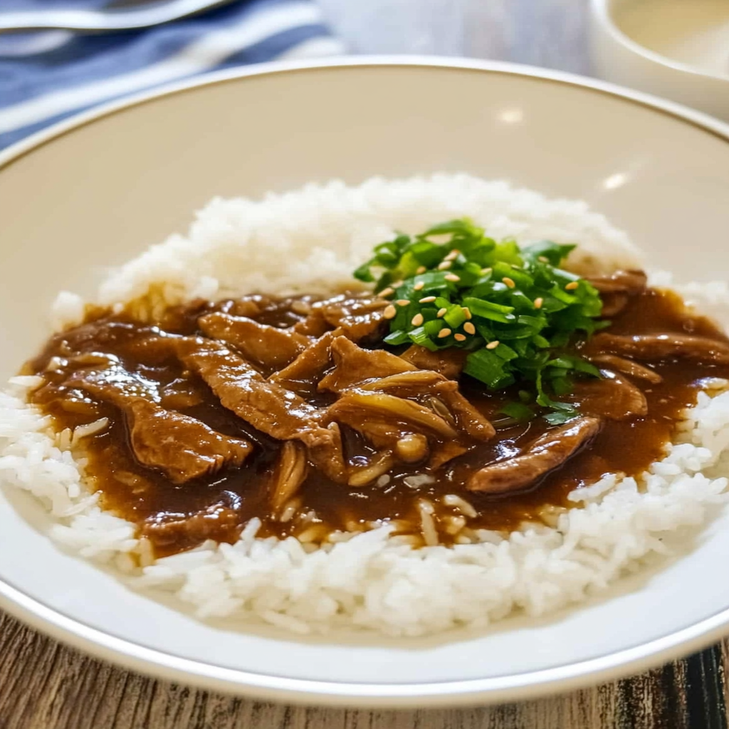 Hayashi Rice (Beef in Demi-Glace Sauce over Rice)