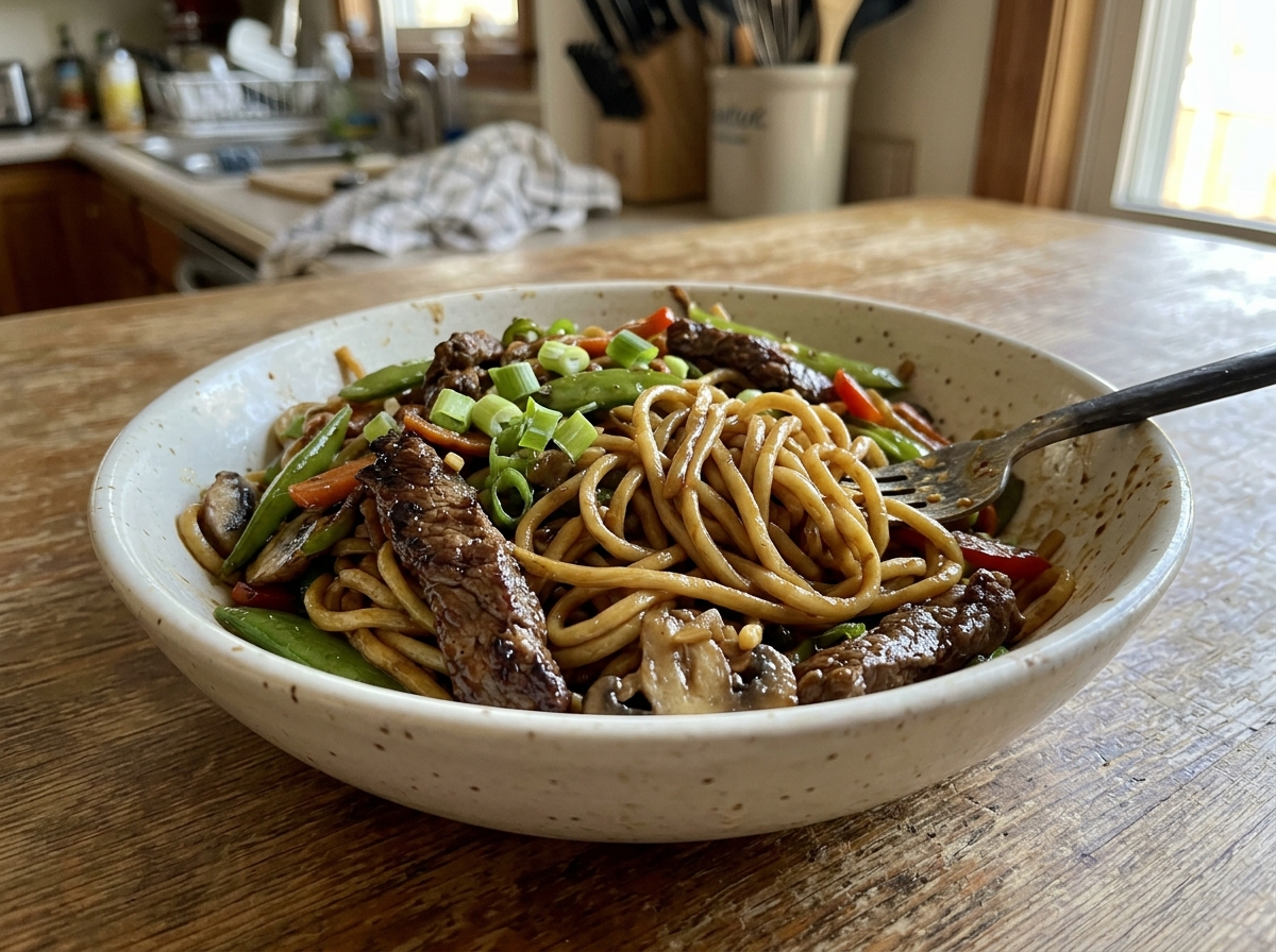 Easy 30-min. Beef Lo Mein