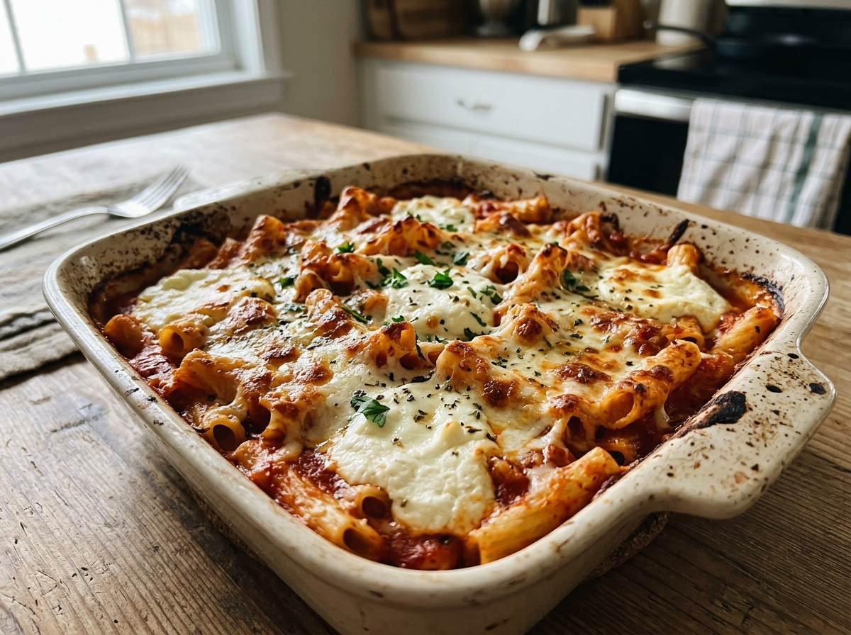 Baked Ziti with Ricotta