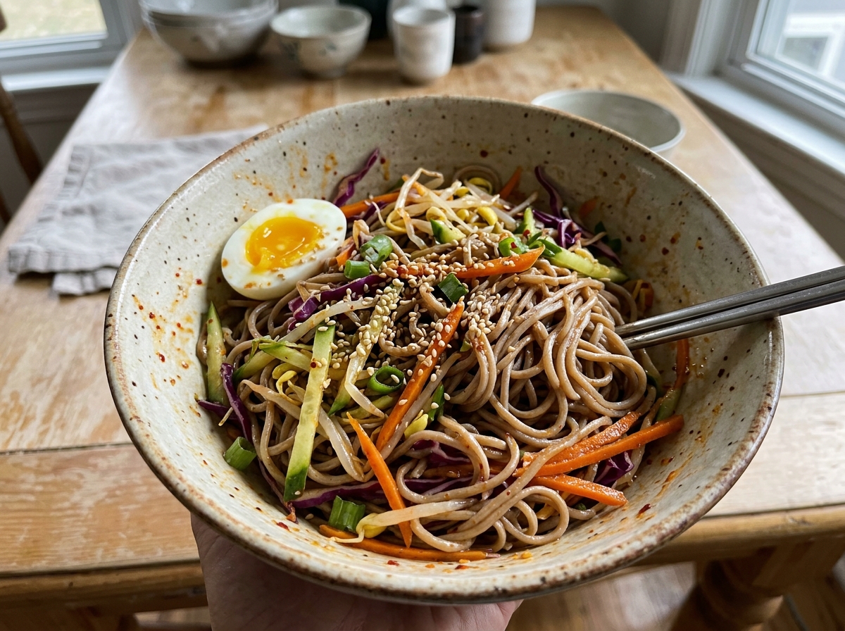 Healthy korean noodles