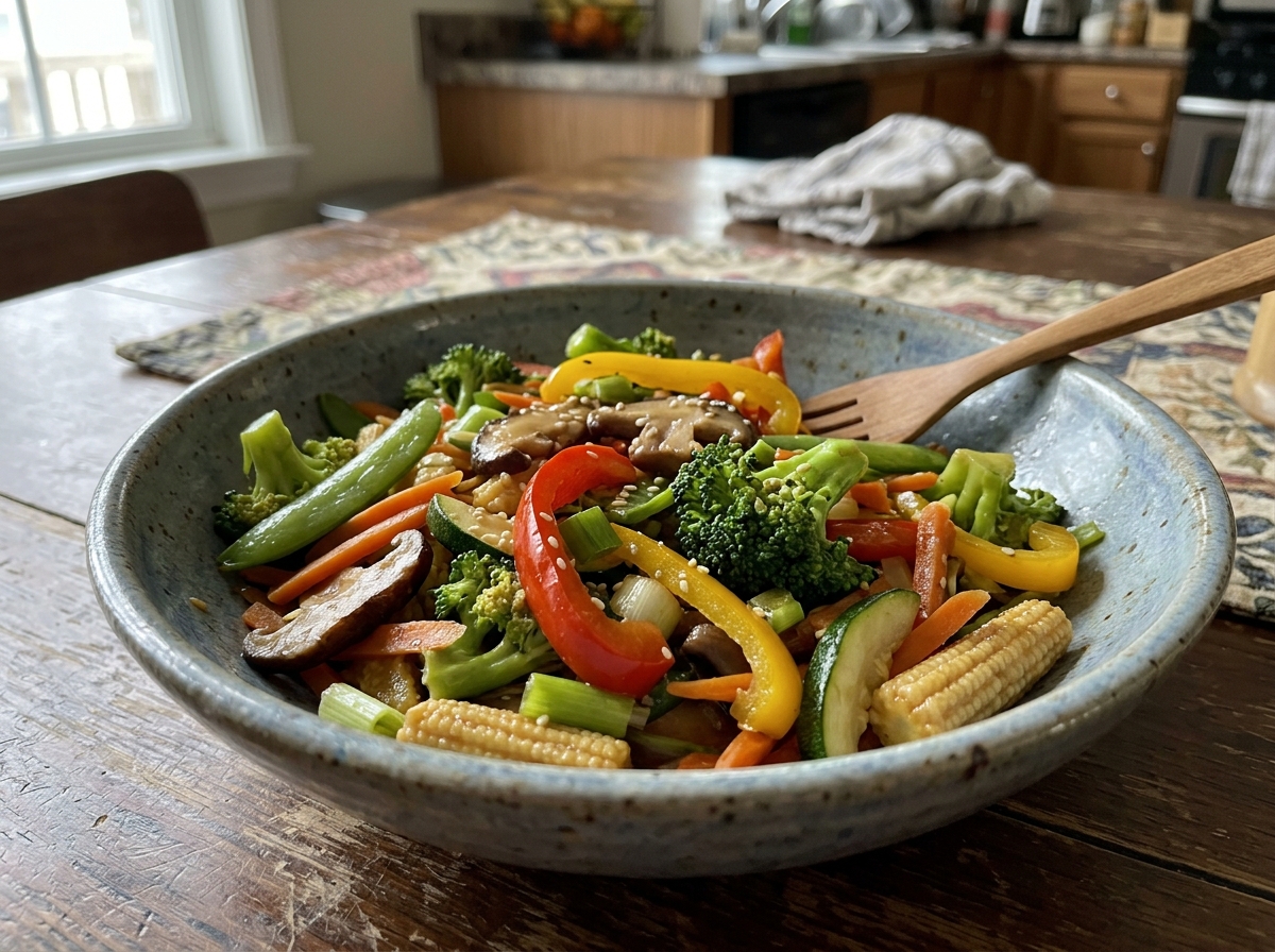 Healthy Veggie Wok Stir-Fry Test