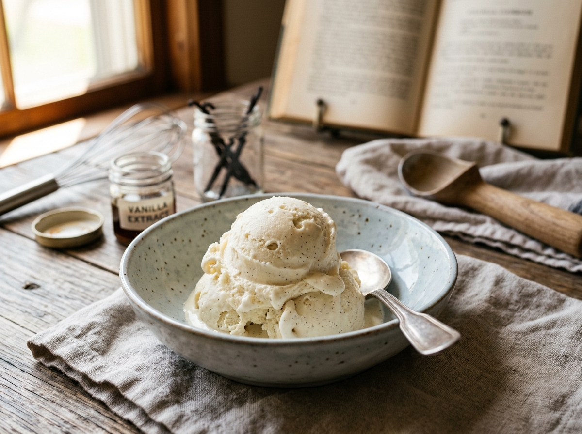 Homemade Vanilla Ice Cream
