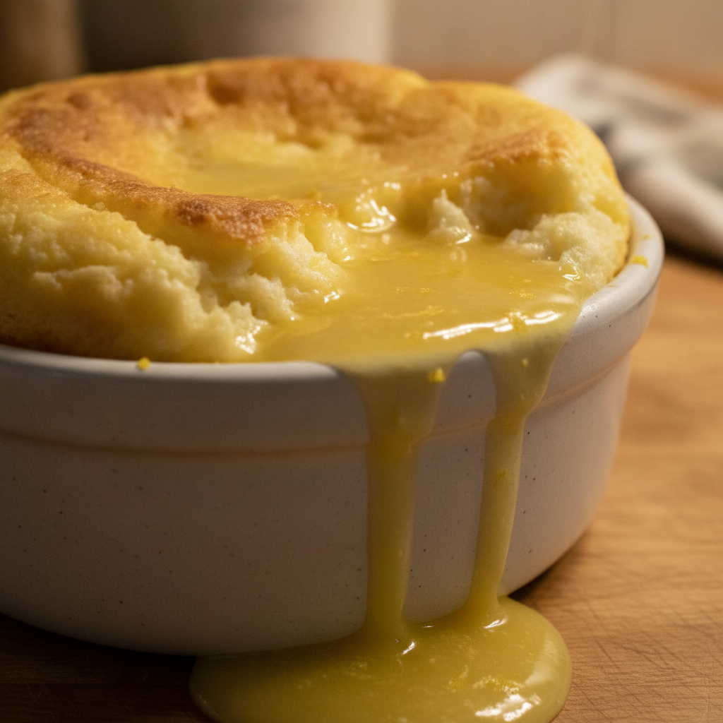 Lemon Delicious Pudding – Extra Saucy!