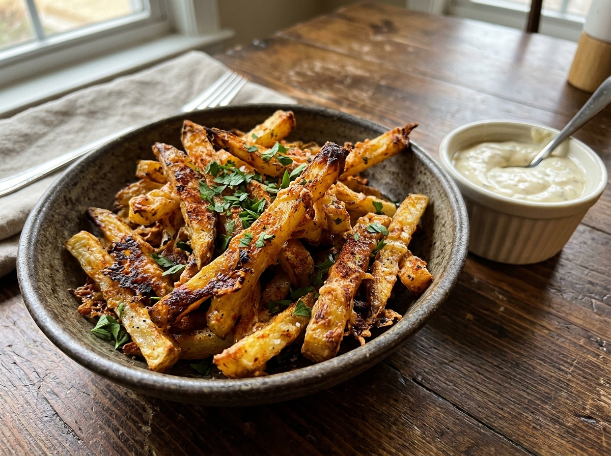 Crispy Low-Carb Turnip Fries