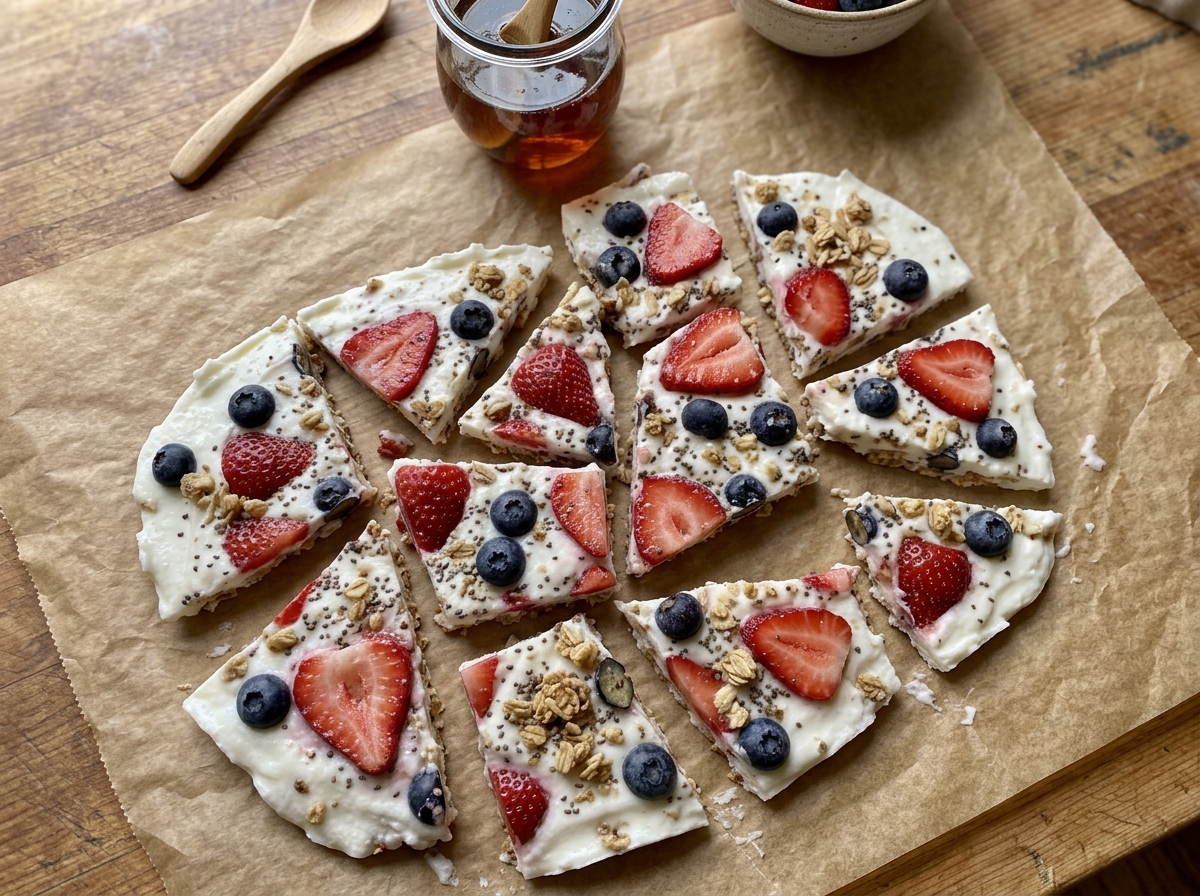 3-Ingredient Berry Yogurt Bark