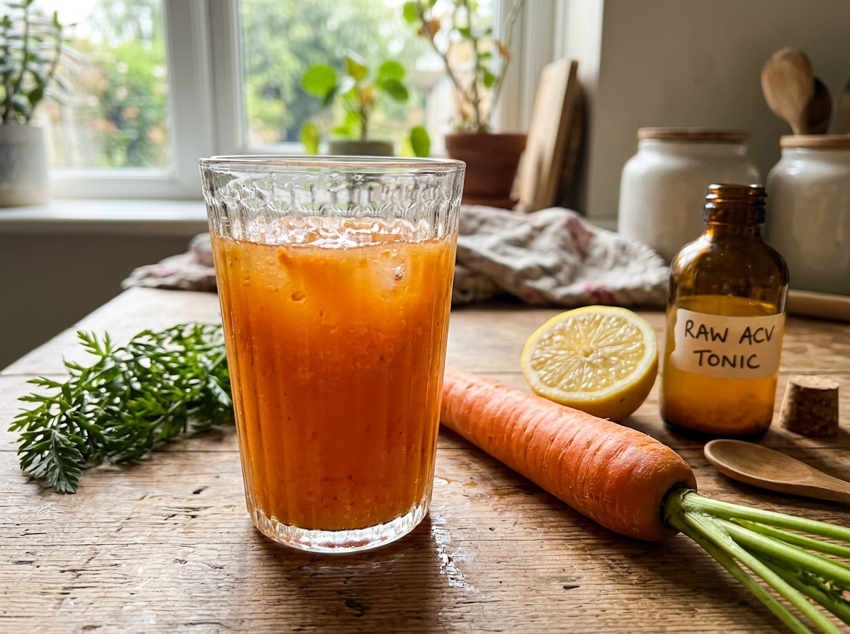 Raw Carrot & ACV Hormone-Reset Tonic